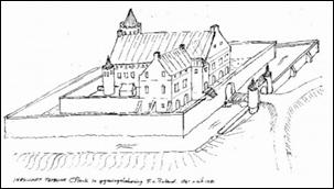 Afbeelding met schets, tekening, Lijnillustraties, huis